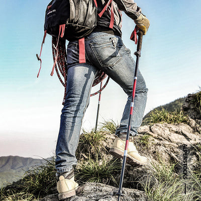 Ultralight carbon trekking poles